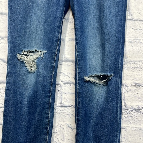 Madewell 9” High-Rise Skinny Crop Distressed Jeans - Picture 3 of 8